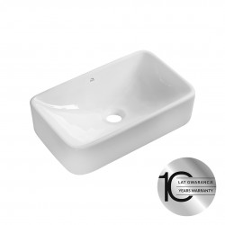 Laveo - Kvadrato - keramické umyvadlo na desku 48x29 (VUK_6249)