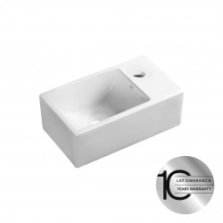 Laveo - Kvadrato - keramické umyvadlo na desku/stěnu (VUK_6135)