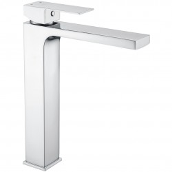 Laveo - Kvadrato - stojánková umyvadlová baterie na desku, chrom (BLQ_02ND)