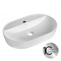 Laveo - Lomami - keramické umyvadlo na desku 61x40 (VUL_6161)