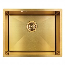 Laveo - Marmara - dřez 44x54 cm, 1-komora, zlatý (SAM G10P)