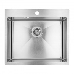 Laveo - Marmara - dřez 51x59 cm, 1-komora, nerez (SAM_010T)