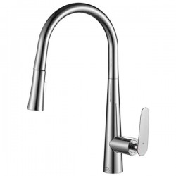 Laveo - Nalda - stojánková dřezová baterie výsuvná, chrom (BAY_069D)