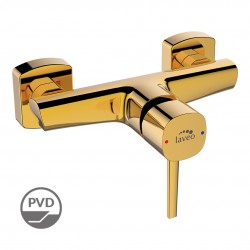 Laveo - Pola - nástěnná sprchová baterie bez příslušenství, zlato (BAP_G40D)