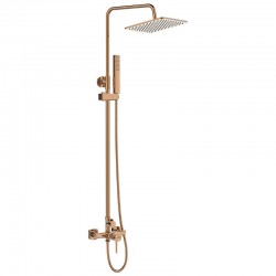 Laveo - Pola - sprchový sloup, růžové zlato (PLA_80KX)