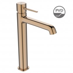 Laveo - Pola - stojánková umyvadlová baterie na desku, růžové zlato (BAP_82ND)