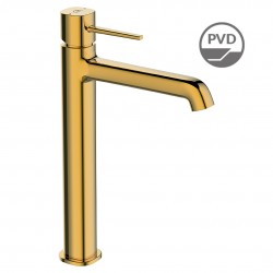 Laveo - Pola - stojánková umyvadlová baterie na desku, zlato (BAP_G2ND)