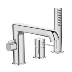 Laveo - Pola - stojánková vanová baterie 3-otvorová, chrom (BAP_013D)