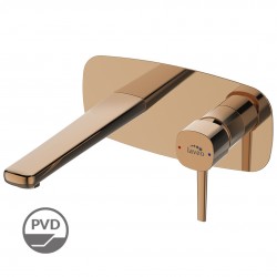 Laveo - Pola - umyvadlová baterie podomítková, růžové zlato (BAP_822P)