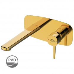 Laveo - Pola - umyvadlová baterie podomítková, zlato (BAP_G22P)