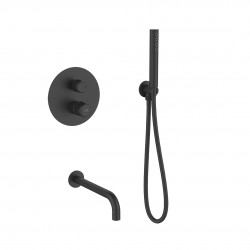 Laveo - Pretto - podomítková vanová baterie se sprchovou soupravou (BAO_711P)