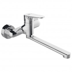 Laveo - Rondo - dřezová baterie nástěnná, chrom (BLX_080D)