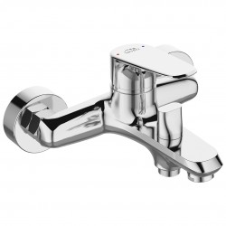 Laveo - Rondo - nástěnná vanová baterie bez příslušenství, chrom (BLX_010D)