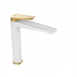 Laveo - Rubio  - stojánková umyvadlová baterie na desku (BVR_62NG)