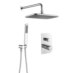Laveo - Tores - podomítková sprchová baterie s příslušenstvím, chrom (BVT_001P)