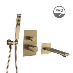 Laveo - Tores - podomítková vanová baterie se sprchovou soupravou (BVT_G11P)