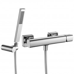Laveo - Tores - sprchová baterie nástěnná s příslušenstvím, chrom (BVT_041D)