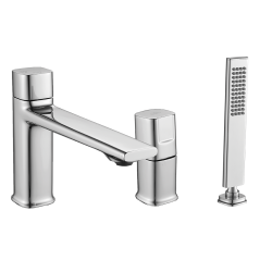 Laveo - Tores - stojánková vanová baterie 3-otvorová, chrom (BVT_013D)