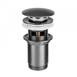 Laveo - Vypouštěcí zátka Click-Clack universální, grafit (CKK_92R3)