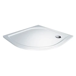 LaVilla sprchová vanička AIDA čtvrtkruh 1000  x 1000 x 30  R550 bílá BEZ nožiček (CV75M)