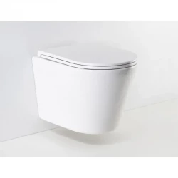 LaVilla WC mísa závěsná COMO kapotovaná rimless - set včetně sedátka SLIM s automatickým sklápěním (LA901-926472)
