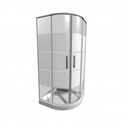 Lyra plus Sprchový kout 80x80 cm, Jika Perla Glass, bílá/čiré sklo (H2533810006681)