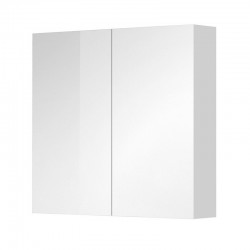 MEREO - Aira, Mailo, Opto, Bino, Vigo koupelnová galerka 80 cm, zrcadlová skříňka, bílá (CN717GB)