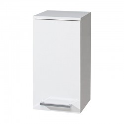 MEREO - Bino koupelnová skříňka horní 63 cm, levá, bílá (CN665)
