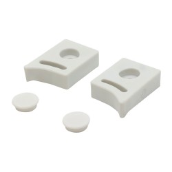 Mereo Dorazy na kouty Kora, Kora Lite, bílé - sada 2 ks (L, P) (CKND08Z)