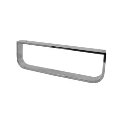 Mereo Držák ručníků nerezový pod nábytkovou desku - oblý (CN103D)