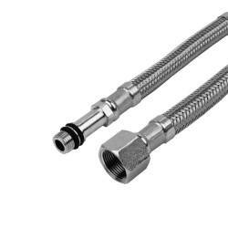 Mereo Hadice připojovací nerez, 15 cm , pro baterie se závitem M10 (CB445B)