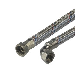 MEREO - Klum Hadice připojovací nerez 13x18, FxF, 1/2