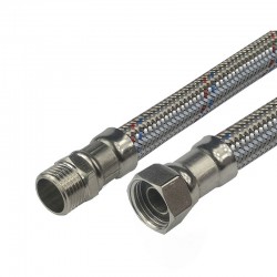 MEREO - Klum Hadice připojovací nerez 13x18, MxF, 1/2