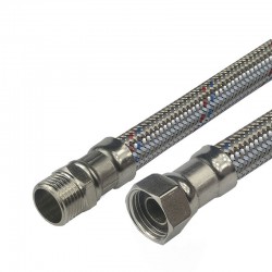 MEREO - Klum Hadice připojovací nerez 13x18, MxF, 1/2