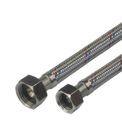 MEREO - Klum Hadice připojovací nerez 18x26, FxF, 3/4