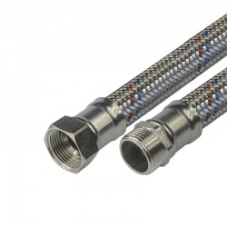 MEREO - Klum Hadice připojovací nerez 24x34, MxF, 1