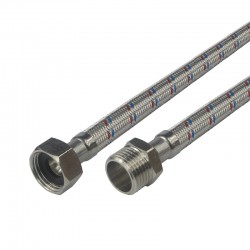 MEREO - Klum Hadice připojovací nerez 8x12, MxF, 1/2