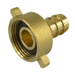 MEREO - Klum Hadičník s maticí, přímý,  1“ x 25 mm (ZP204)