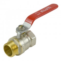 MEREO - Klum Kohout kulový kovaný pákový, voda, MxF, 2