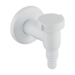MEREO - Klum Sifon pračkový se zpětnou klapkou o 32 mm, bílý plast (PR7015)