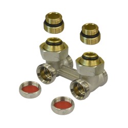 MEREO - Klum Šroubení připojovací k radiátorům, vekolux, rohové, 3/4