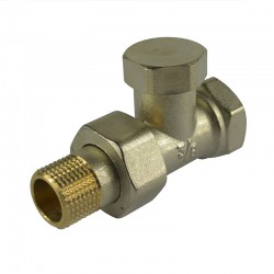 MEREO - Klum Šroubení radiátorové uzavíratelné, přímé, 1/2