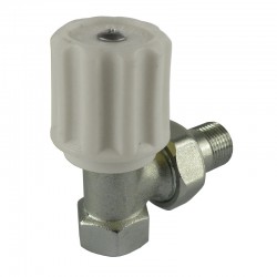 MEREO - Klum Ventil radiátorový rohový, jednoregulační, 1/2