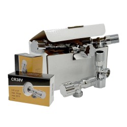 MEREO - Klum Ventil rohový, s vřetenem, pochr. mosaz, 1/2