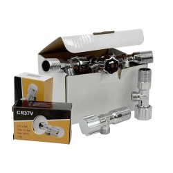 MEREO - Klum Ventil rohový, s vřetenem, pochr. mosaz, 1/2