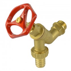 MEREO - Klum Ventil uzavírací, výtokový, s nástavcem pro hadici, 1/2