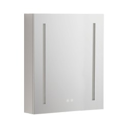 Mereo Koupelnová galerka 60 cm, zrcadlová skříňka, stříbrná (CN190P)