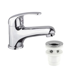 Mereo Lila umyvadlová baterie stojánková vyšší s clic-clac CH03P (CBEE10104C)