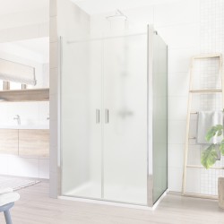 Mereo Lima pevný díl k lítacím, zalamovacím a trojdílným zasunovacím dveřím, 90x190 cm, sklo Point (CK10522K)