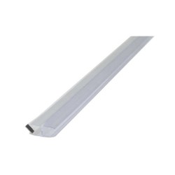 Mereo Magnetická lišta bílá, pro skla serie Novea, 45°, výška 2 m, pro sklo 8 mm, 1 ks (CKND12ZM1)